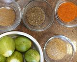 A picture of step 1 of Masala Tinda.