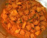 A picture of step 13 of Masala Soya Curry.