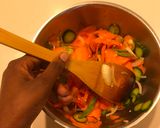 A picture of step 1 of Vegetable Salad.