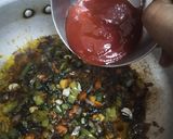 A picture of step 3 of Fried Rice.