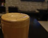 A picture of step 6 of Dalgona chai latte.