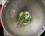 A picture of step 1 of Fried idli.