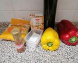 Foto del passaggio 1 della ricetta Burger di ceci con peperoni