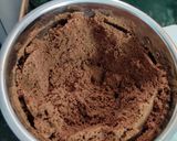 A picture of step 1 of Chocolate ganache cake.