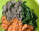 Foto langkah ke 1 dari resep Tumis Wortel Kacang Panjang.