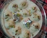 A picture of step 5 of Ras malai.