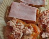 Foto del paso 2 de la receta: Mini pizzas de pan chapata -en airfryer-