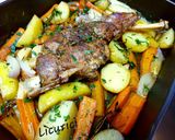 Pas rețetă Pulpa de miel cu legume la cuptor 4 fotografie