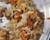 A picture of step 1 of Stuffed chicken n cheese crouqettes #CookpadRamadan.