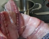 Hình bước làm 1 của món Chả cá thu hấp