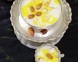 A picture of step 3 of Suji kheer (semolina).