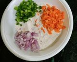 A picture of step 1 of Veg Masala Oats Pancakes.