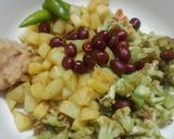 A picture of step 1 of Chandrakala Namkeen.