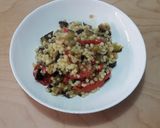 Pas rețetă Paste (Fregula) cu vinete și ardei 8 fotografie