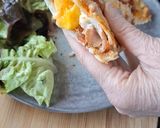 Une image de l'étape 2 de Une petite Calzone Jambon, Oeuf et Fromage ça vous dit ?.