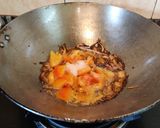 A picture of step 6 of White Pumpkin Curry.