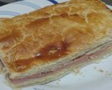 Foto del paso 8 de la receta Empanada de hojaldre de jamón y queso con tomate muy fácil
