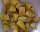 Potato, cucumber and feta salad with Fluffy's caesar dressing recipe step 1 photo