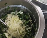 A picture of step 2 of Methi Paneer kofta.