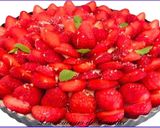 Une image de l'étape 5 de Tarte aux fraises sans cuisson.