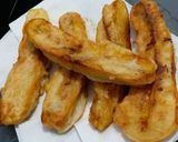 A picture of step 5 of Pazham Pori/Ethakka Appam (Kerala Style Banana Fritters).