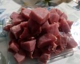 Foto del paso 4 de la receta: Brochetas de pierna de ternera con piña