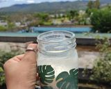A picture of step 4 of Banana shake.