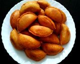 A picture of step 8 of গুজিয়া (Gujia) Shila day mandal.