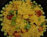 A picture of step 3 of Paneer pulao.