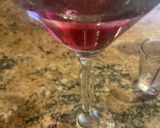 A picture of step 2 of Martini chocolate peppermint.