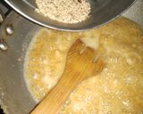 A picture of step 3 of Sesame seeds and besan katli (til besan ki karli).