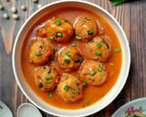 Foto langkah ke 7 dari resep Bola-Bola Ampas Kedelai Kuah Pedas Manis.
