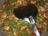 85. Udang saus tiram campur buncis 🍤🍤🍤