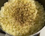 A picture of step 2 of French Onion Soup.
