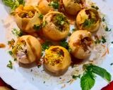 A picture of step 7 of Ragda Puri.