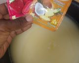 A picture of step 3 of Triple flavor drink.