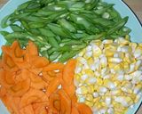 Foto langkah ke 1 dari resep Tumis Buncis Jagung Wortel.