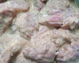 A picture of step 3 of Mughlai badami chicken masala boti.