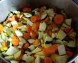 A picture of step 2 of Thai Pasta Salad.