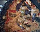 A picture of step 3 of Eggplant peppers and tomatoes.