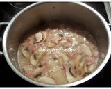 Hình bước làm 5 của món Spaghetti Carbonara champignons