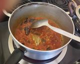 A picture of step 4 of Urad Dal.