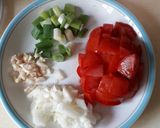 Foto langkah ke 1 dari resep Fānqié chǎo jīdàn(tomat tumis telur)chinese food.