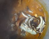 A picture of step 4 of Ogbono with okro soup.