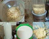 A picture of step 2 of Nutritious Soy Milk (home-made).