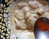 A picture of step 1 of Chicken Tikka shawarma.