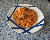 Foto del paso 14 de la receta: Espaguetis con albóndigas de lentejas y champiñones
