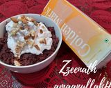 A picture of step 4 of Beetroot Halwa with Whipped Cream.