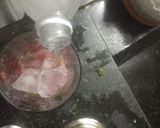A picture of step 1 of Watermelon cooler.
