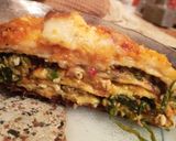 Foto del paso 5 de la receta: Lasaña a mi manera!!👌👌🤭. Carne, acelga y pollo.🐔🐄🧄🍴🍽🍺**